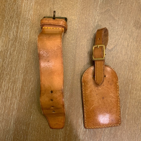 Authentic Louis Vuitton Luggage Name Tag and Poignet - Picture 5 of 6